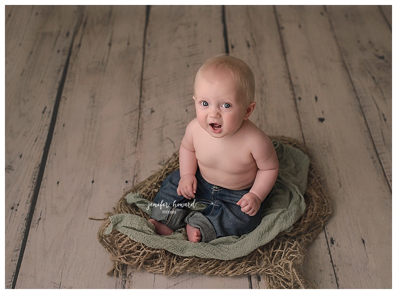 Baby Milestone PHotographer in Kernersville NC